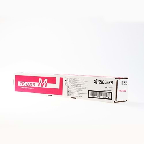 KYOCERA TK-8315M TASKALFA 2550ci KIRMIZI TONER ORJİNAL 6.000 SAYFA 1T02MVBNL0