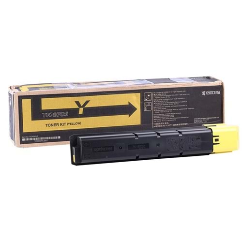 KYOCERA TK-8705Y 6550ci/6551ci/7550ci/7551ci SARI TONER ORJİNAL 30.000 SAYFA 1T02K9ANL0