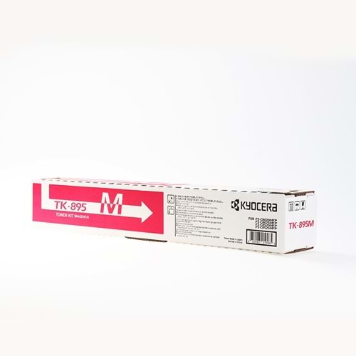 KYOCERA TK-895M FS-C8020/8025/8520/8525 KIRMIZI TONER ORJİNAL 6.000 SAYFA 1T02K0BNL0