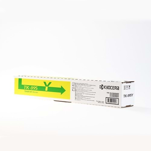 KYOCERA TK-895Y FS-C8020/8025/8520/8525 SARI TONER ORJİNAL 6.000 SAYFA 1T02K0ANL0