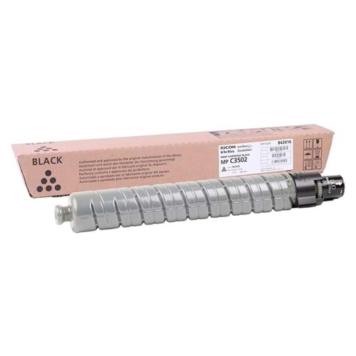 RICOH MP-C3002 / MP-C3502 SİYAH TONER ORJİNAL 28.000 SAYFA 842016, 841735, 841647