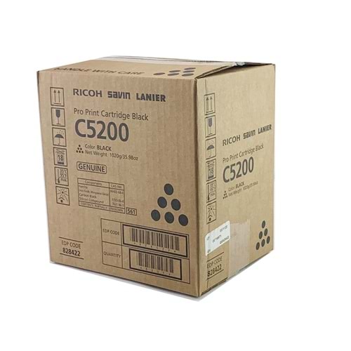 RICOH 828422 PRO C5200/5210 SİYAH TONER ORJİNAL 33.000 SAYFA