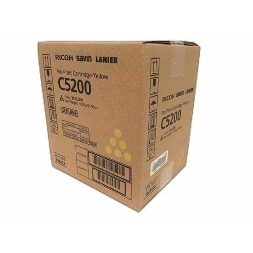RICOH 828423 PRO C5200/5210 SARI TONER ORJİNAL 24.000 SAYFA