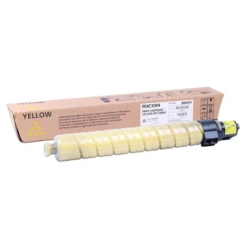RICOH MP-C2000/2500/3000 SARI TONER ORJİNAL 15.000 SAYFA