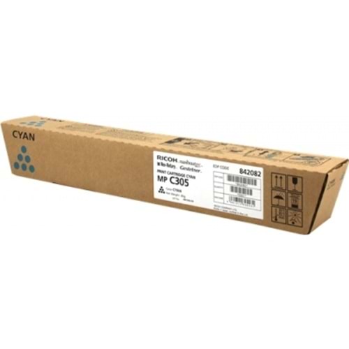 RICOH MP-C305C MAVİ TONER ORJİNAL 4.000 SAYFA 841591/842122/841599