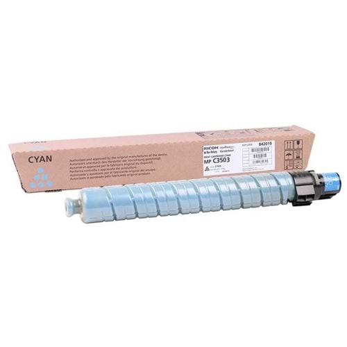 RICOH MP-C3503/3003/3004/3504 MAVİ TONER ORJİNAL 18.000 SAYFA 841820