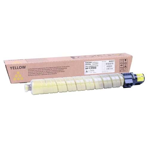 RICOH MP-C3503/3003/3004/3504 SARI TONER ORJİNAL 18.000 SAYFA 841818