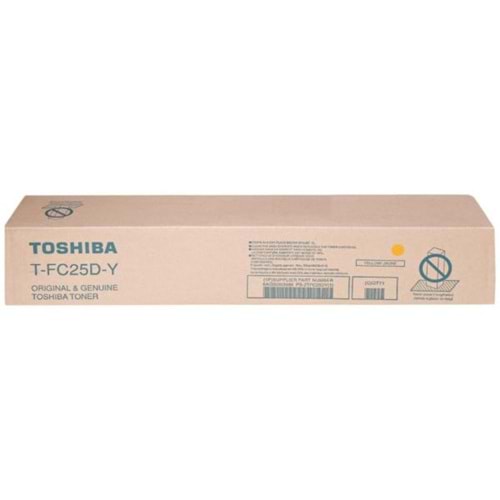 TOSHIBA T-FC25D-Y 2040C/2540C/3040C/3540C/4540C SARI TONER ORJİNAL 32.000 SAYFA