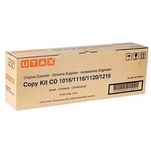 UTAX CD-1016/1116/1120/1216/2016/2120/2126 SİYAH TONER ORJİNAL 18.000 SAYFA 611610010