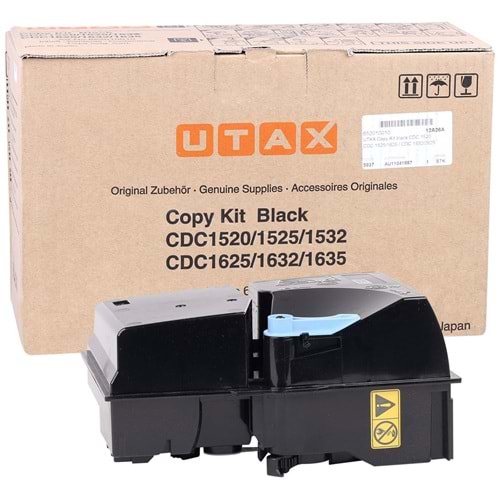 UTAX CDC-1525/1635 SİYAH TONER ORJİNAL 15.000 SAYFA 652010010