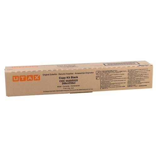 UTAX CDC-5520 CDC-5525-206Cİ-256Cİ T.A.6520 MAVİ TONER ORİJİNAL 6.000 SAYFA 652511011