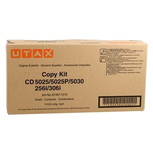 UTAX CD5025/5030/6025/6030/256i/306i SİYAH TONER ORJİNAL 15.000 SAYFA 613011010