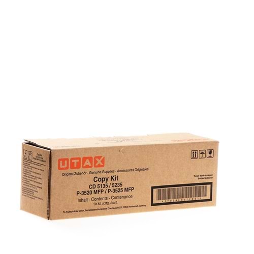 UTAX CD5135/5235/6135/P-3520/3525MFP SİYAH TONER ORJİNAL 7.200 SAYFA 613511010