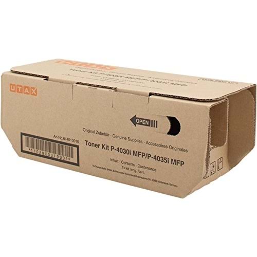 UTAX P-4030i/P-4035i SİYAH TONER ORJİNAL 14.500 SAYFA 614010010