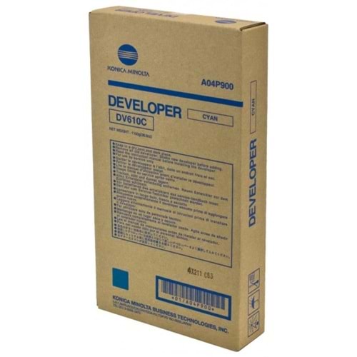 MINOLTA DV-610C C5501-6501-6500-7000 MAVİ DEVELOPER ORJİNAL 200.000 SAYFA A04P900