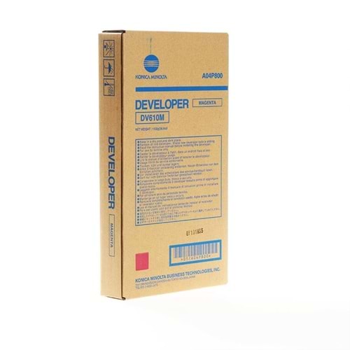MINOLTA DV-610M C5501-6501-6500-7000 KIRMIZI DEVELOPER ORJİNAL 200.000 SAYFA A04P800