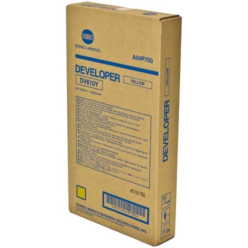 MINOLTA DV-610Y C5501-6501-6500-7000 SARI DEVELOPER ORJİNAL 200.000 SAYFA A04P700