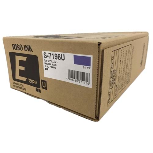 RISO S-4261 EZ220/221/MZ790/RZ390/990 MAVİ MÜREKKEP ORJİNAL