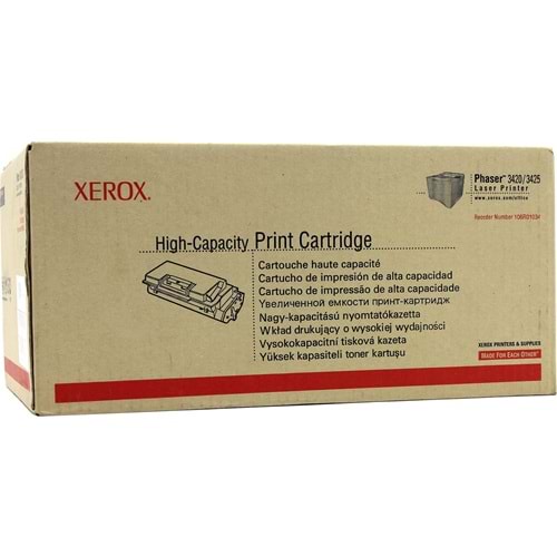 XEROX 106R01034 PHASER 3420/3425 SİYAH TONER ORJİNAL 10.000 SAYFA