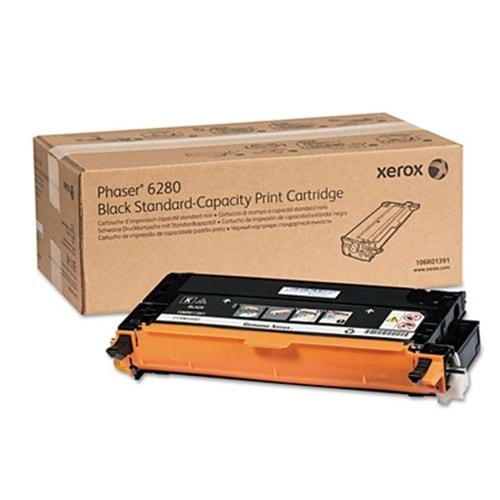 XEROX 106R01391 PHASER 6280 SİYAH TONER ORJİNAL 3.000 SAYFA