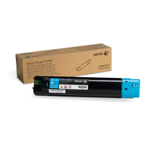 XEROX 106R01523 PHASER 6700 YÜKSEK KAPASİTE MAVİ TONER ORJİNAL 12.000 SAYFA
