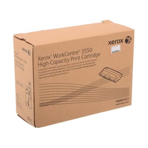 XEROX 106R01531 PHASER 3550 YÜKSEK KAPASİTE SİYAH TONER ORJİNAL 11.000 SAYFA