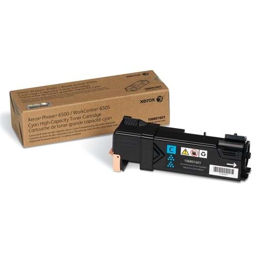 XEROX 106R01601 6500/6505 MAVİ TONER ORJİNAL 2.500 SAYFA