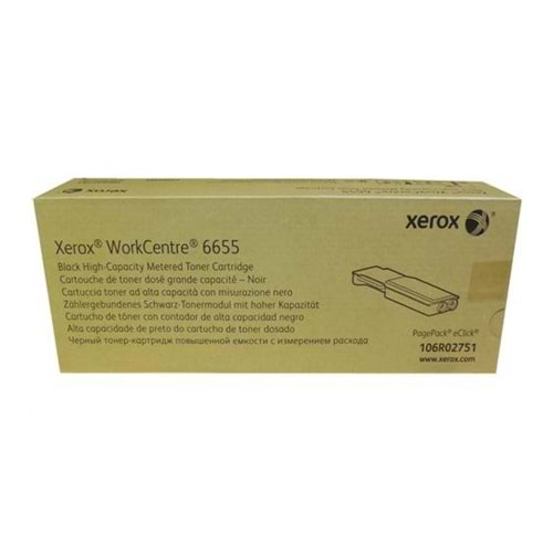 XEROX 106R02751 WORKCENTRE 6655 SİYAH TONER ORJİNAL 12.000 SAYFA