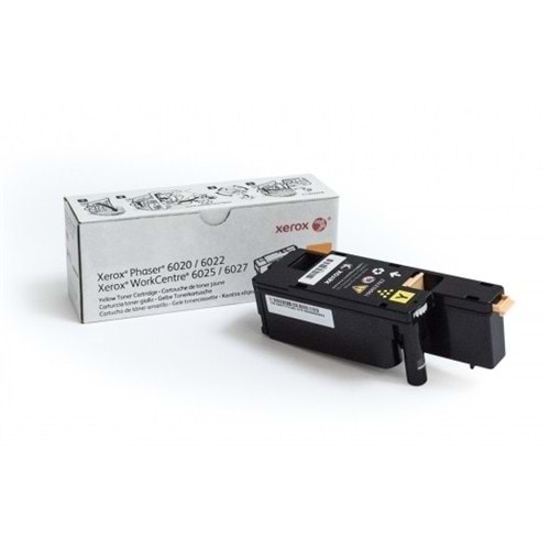 XEROX 106R02762 PHASER 6020/6022/WC6025/6027 SARI TONER ORJİNAL 1.000 SAYFA