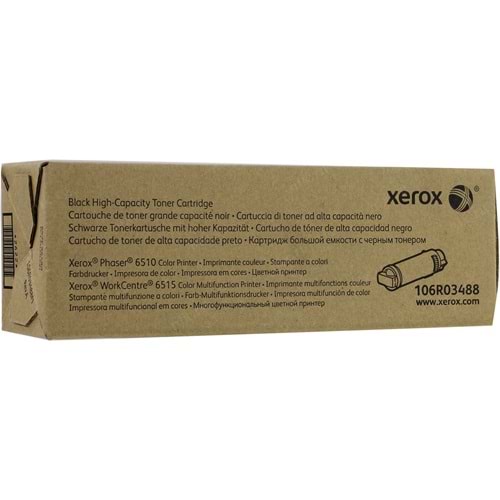 XEROX 106R03488 PHASER 6510/WC6515 SİYAH TONER ORJİNAL 4.300 SAYFA