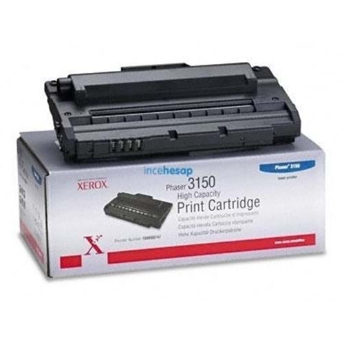 XEROX 109R00747 PHASER 3150 SİYAH TONER ORJİNAL 5.000 SAYFA