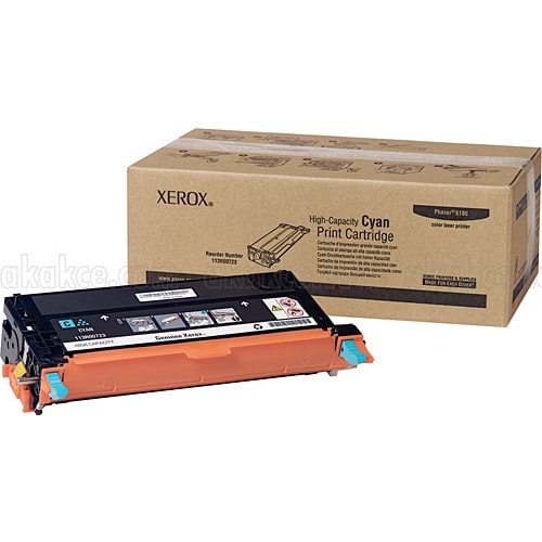 XEROX 113R00723 PHASER 6180 YÜKSEK KAPASİTE MAVİ TONER ORJİNAL 6.000 SAYFA