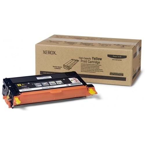XEROX 113R00725 PHASER 6180 YÜKSEK KAP. SARI TONER ORJİNAL 6.000 SAYFA