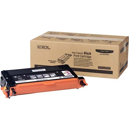 XEROX 113R00726 PHASER 6180 YÜKSEK KAP. SİYAH TONER ORJİNAL 8.000 SAYFA