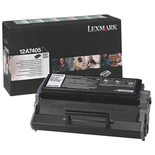 LEXMARK 12A7405 E321/322/323 SİYAH TONER ORJİNAL 6.000 SAYFA