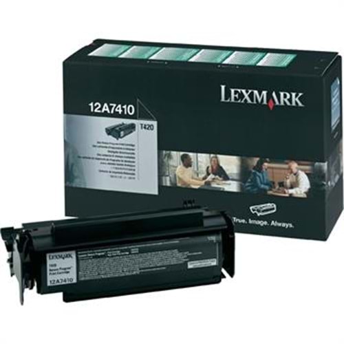 LEXMARK 12A7410 T420 SİYAH TONER ORJİNAL 5.000 SAYFA