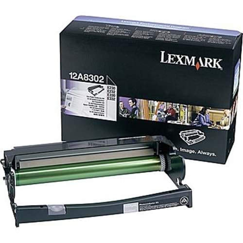 LEXMARK 12A8302 E232/240/330/332/340/342 SİYAH DRUM ORJİNAL 30.000 SAYFA