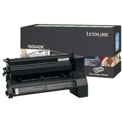 LEXMARK 15G042K C752/762 X752/765 SİYAH TONER ORJİNAL 15.000 SYF