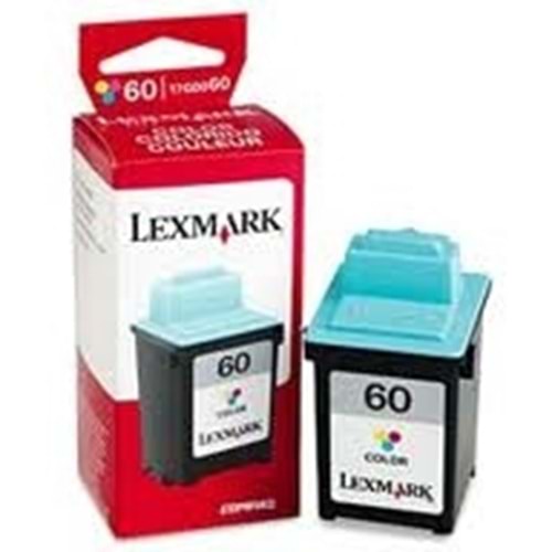 LEXMARK 17G0060 60 Z12/22/32 RENKLİ KARTUŞ ORJİNAL 225 SAYFA