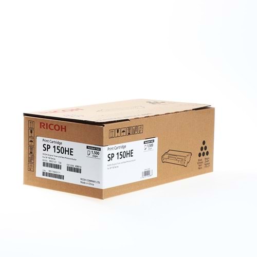 RICOH 408010 SP150 SİYAH TONER ORJİNAL 1.500 SAYFA