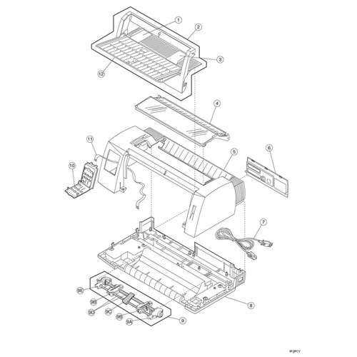 LEXMARK 40X7991 2580 PRINTHEAD CABLE