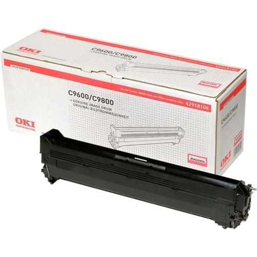 OKI 42918106 C-9600/9650/9655/9800/9850 KIRMIZI DRUM ORJİNAL 30K
