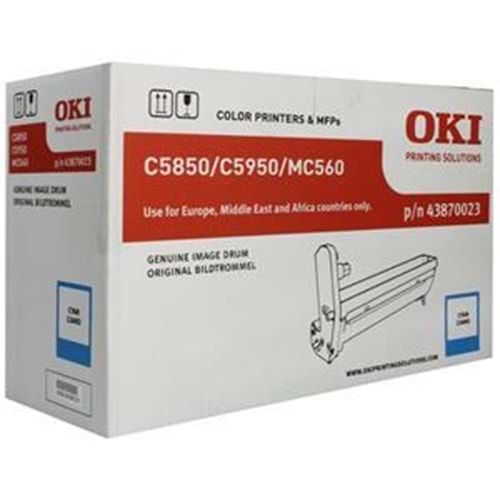 OKI 43870023 C5850/5950/MC560 MAVİ DRUM ORJİNAL 20.000 SAYFA