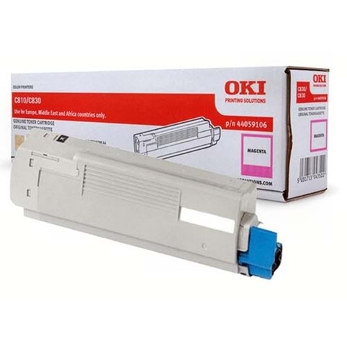 OKI 44059118 C810/C830 KIRMIZI TONER ORJİNAL 8.000 SAYFA