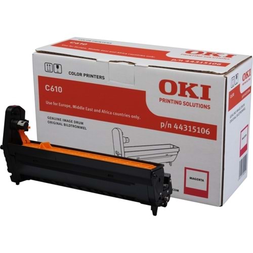 OKI 44315106 C610 KIRMIZI DRUM ORJİNAL 20.000 SAYFA