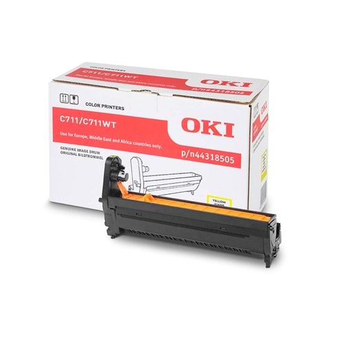 OKI 44318505 C711 SARI DRUM ÜNİTESİ ORJİNAL 20.000 SAYFA