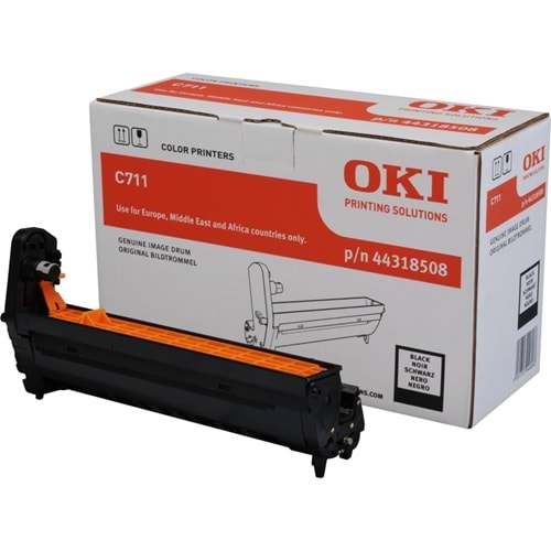 OKI 44318508 C711 SİYAH DRUM ÜNİTESİ ORJİNAL 20.000 SAYFA