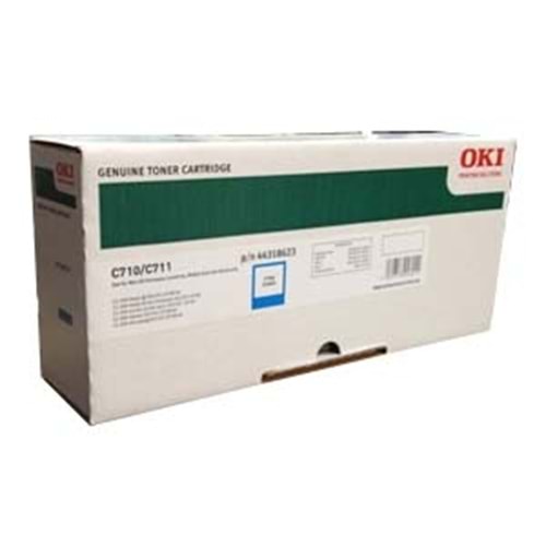 OKI 44318623 C710/711 MAVİ TONER ORJİNAL 11.500 SAYFA