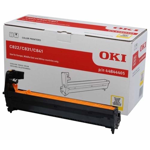 OKI 44844405 C-822/831/841 SARI DRUM ÜNİTESİ ORJİNAL 30.000 SAYFA