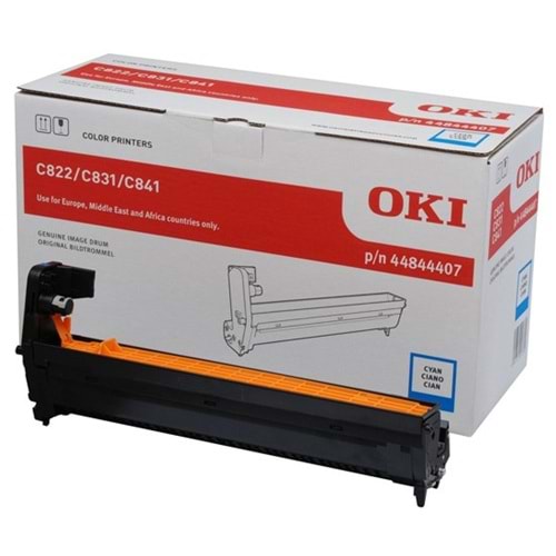 OKI 44844407 C-822/831/841 MAVİ DRUM ÜNİTESİ ORJİNAL 30.000 SAYFA